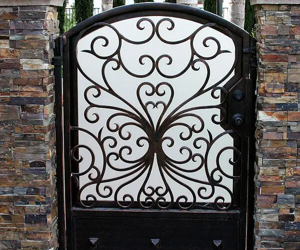 Custom-Built Walkway Gates with Privacy